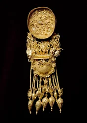 Ohrring, aus dem Feodosianischen Nekropolis, die Krim, 4. Jahrhundert v. Chr.